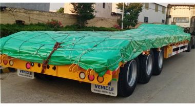 Tir Axle Drop Deck Trailer will be sent to Zambia Lusaka