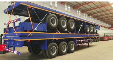 3 Axle Flatbed Semi Trailer will be Sent to Zambia