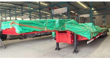 Tri Axle 80 Ton Low Loader Trailer will be shipped to Zambia