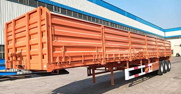Tri Axle Drop Side Trailer for Sale in Zambia
