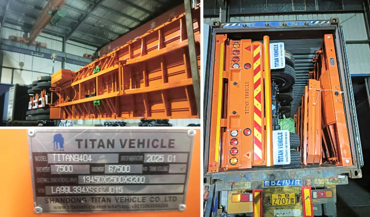 Tri Axle Drop Side Trailer for Sale in Zambia