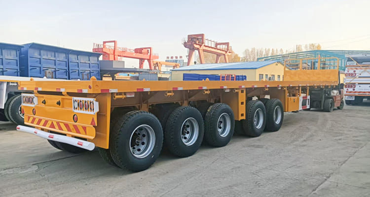 Semi Truck Flatbed Trailer for Sale in Zambia