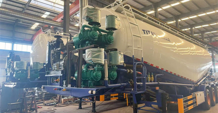TITAN 50 CBM Pneumatic Cement Tanker Trailer for Sale in Zambia