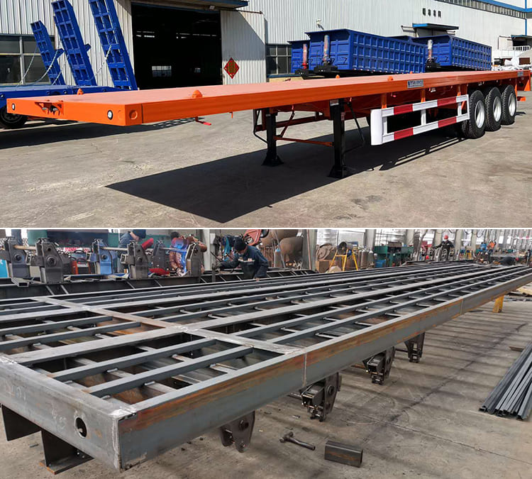 Main Frame of Flatbed Trailers for Sale in Zambia