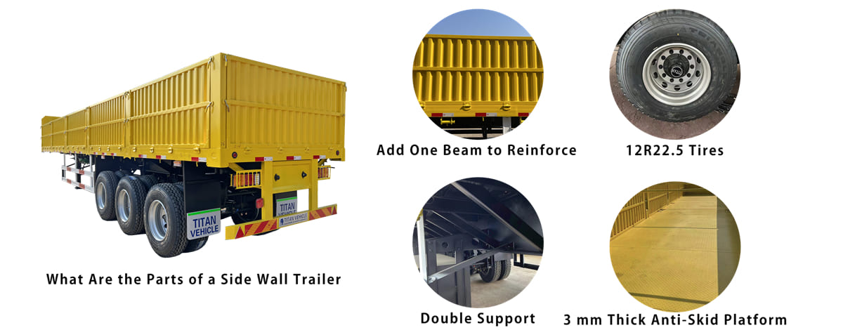 What Are the Parts of a Side Wall Trailer for Sale in Zambia?