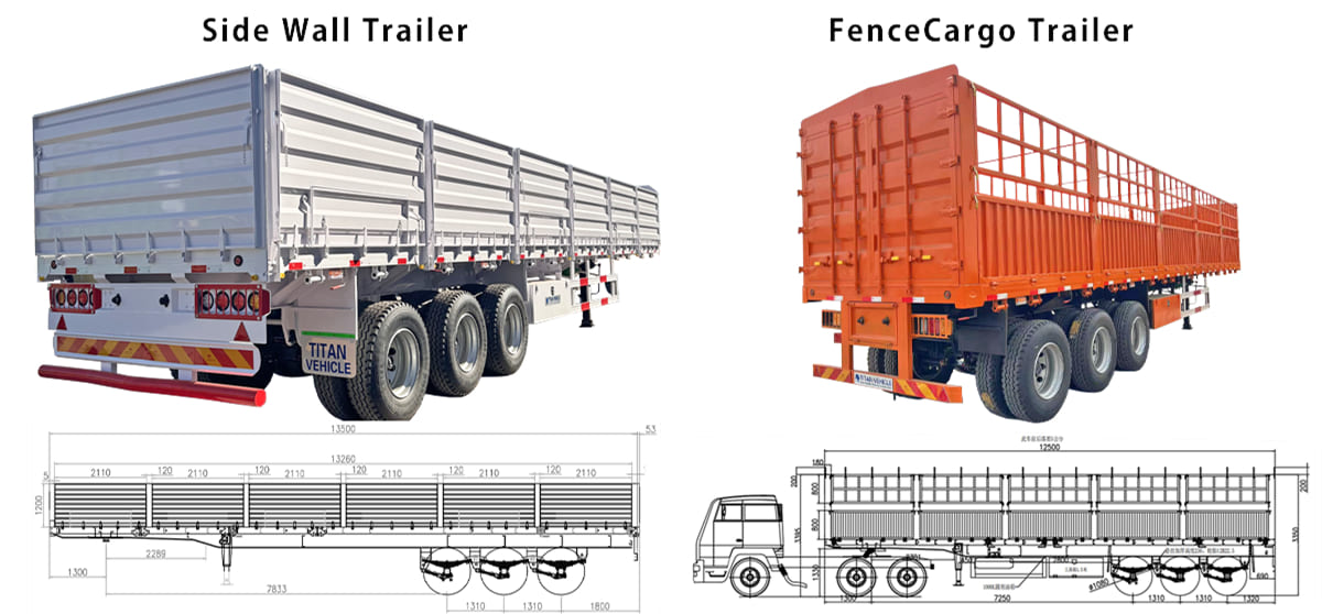 How to Choose Side Wall Trailer or Fence Cargo Trailer in Zambia?