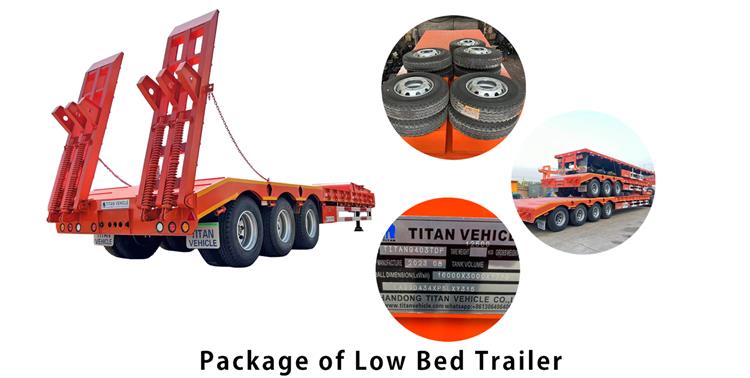 Application and Maintenance of Low Bed Trucks for Sale in Zambia Trailer