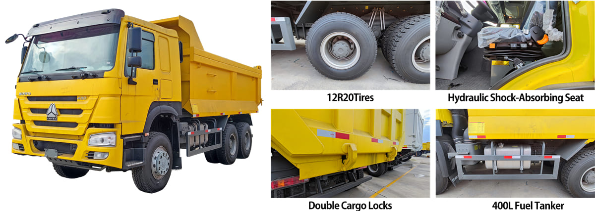 Sinotruk Howo Dump Truck Specifications - Howo 430 Dump Truck