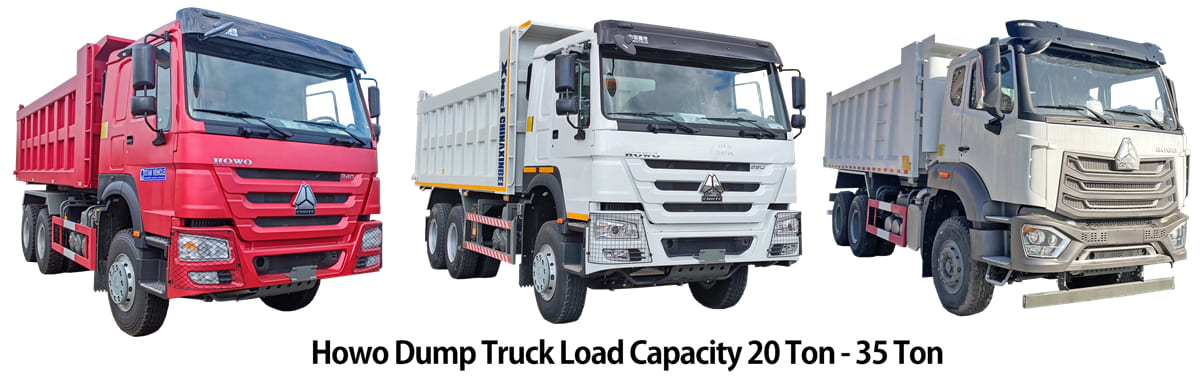 What is the Load Capacity of Howo Dump Truck for Sale in Zambia?