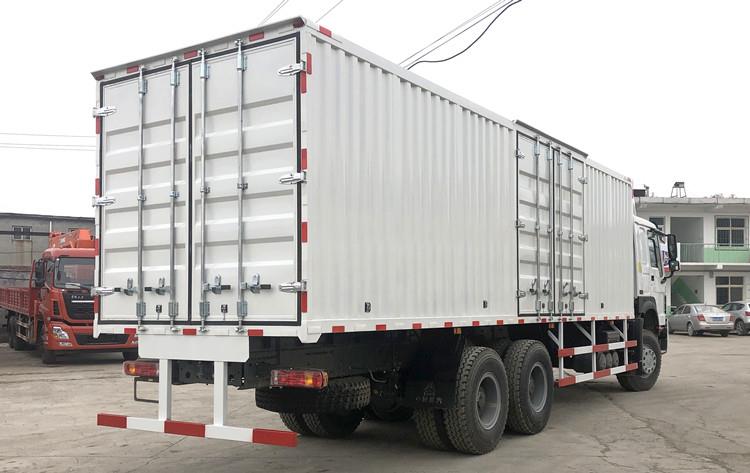 Sinotruk Howo 6x4 Cargo Box Truck Price for Sale in Kenya Mombasa