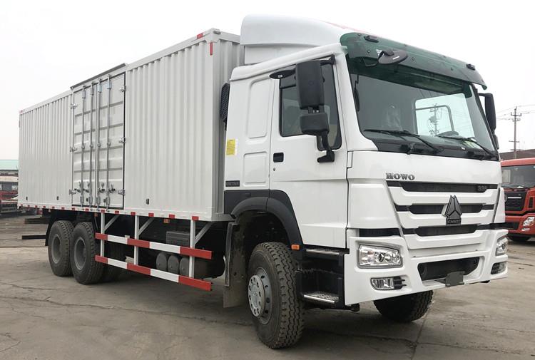 Sinotruk Howo 6x4 Cargo Box Truck Price for Sale in Kenya Mombasa