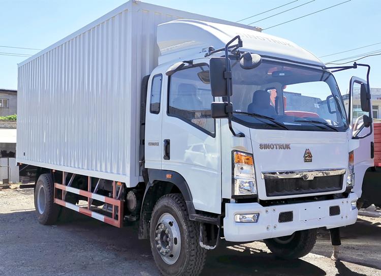 Howo 4x2 15T Light Cargo Van Box Truck for Sale Near Me in Kenya Nakuru