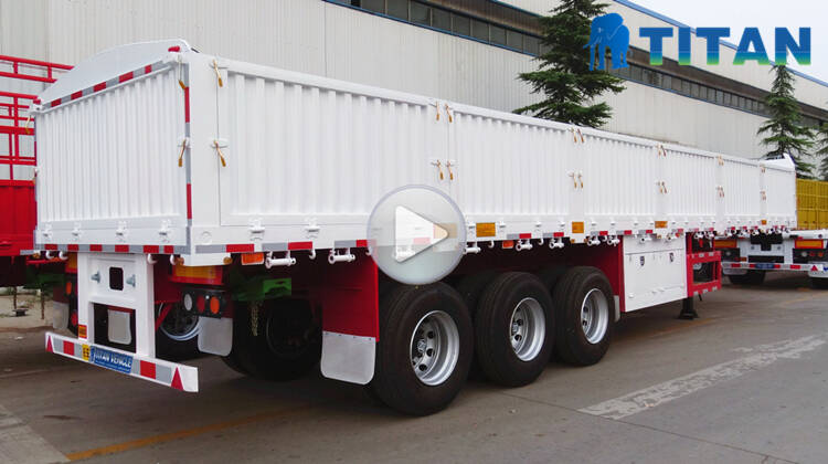 Side Wall Semi Trailer for Cargo Transport Price in Ghana