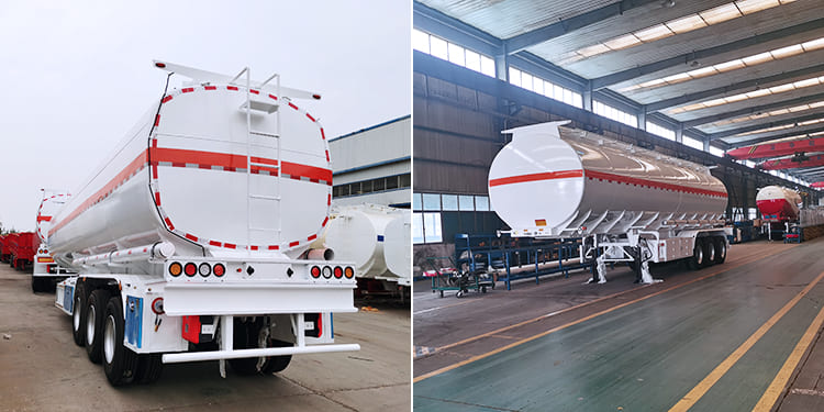 3 axles 45200ltrs palm oil tanker trailer