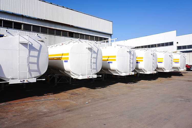 40000 litres tri axles oil tanker trailer