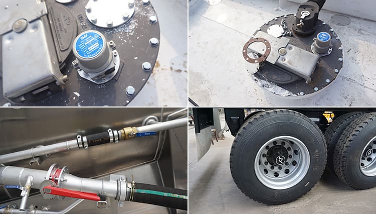 tri axles diesel fuel trailer