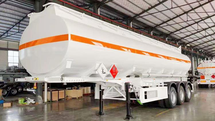3 axles fuel tank trailer