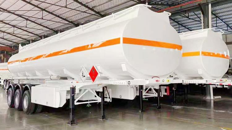 3 axles fuel tank trailer