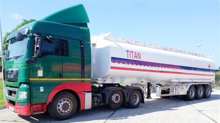tri axles diesel fuel trailer