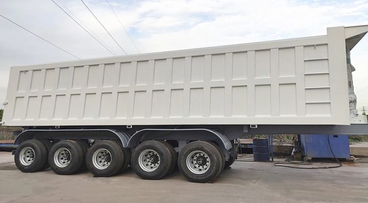 Low Prices 5 Axle End Dump Trailer for Sale in Guinea Kankan
