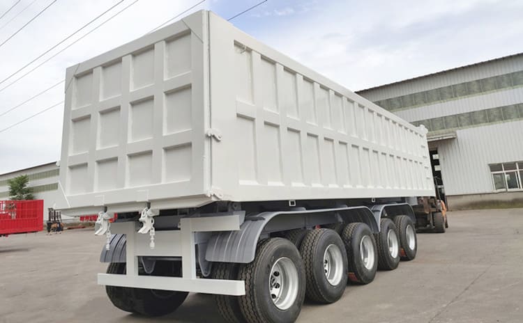 Low Prices 5 Axle End Dump Trailer for Sale in Guinea Kankan