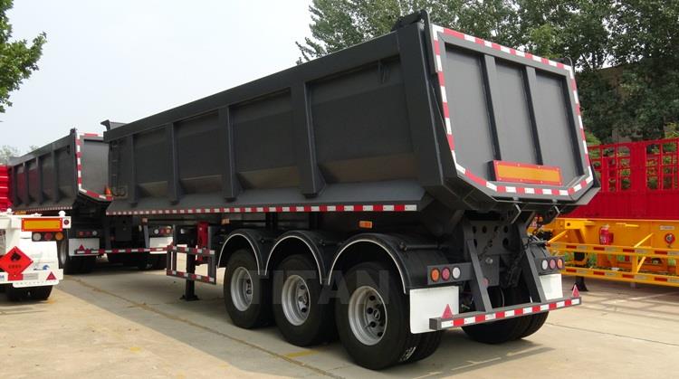 3 Axle Heavy Duty Dump Trailer for Sale Prices in Guinea Kankan