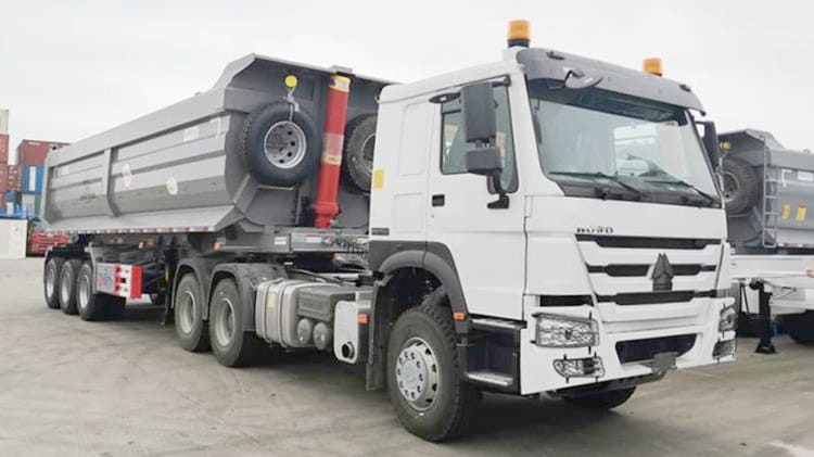  3 Axle Tractor Tipper Trailer for Sale Near Me in Guinea Labe