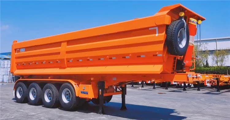 4 Axle 100T Tipper Tipping Trailer for Sale in Guinea Victoria,GN