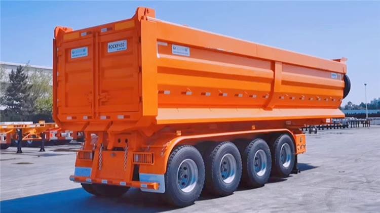 4 Axle 100T Tipper Tipping Trailer for Sale in Guinea Victoria,GN