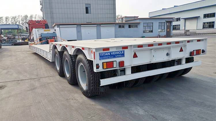150 Ton Detachable Gooseneck Low Bed Trailer for Sale in Ghana Kumasi