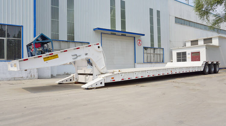150 Ton Detachable Gooseneck Low Bed Trailer for Sale in Ghana Kumasi