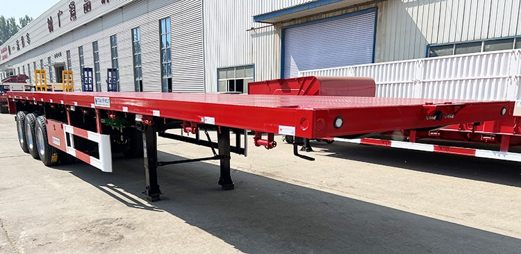 New Tri Axle 40 Ft Flatbed Trailers for Sale Near Me in Zambia