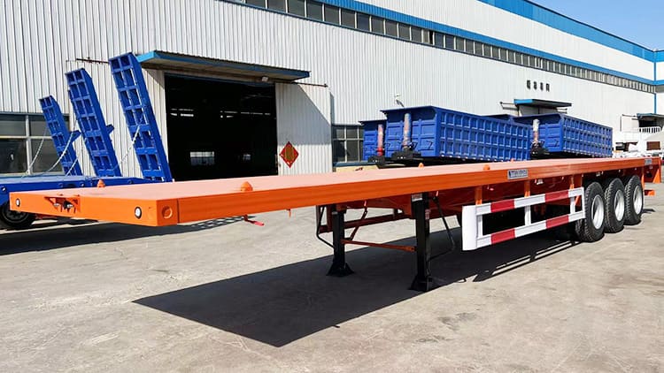 12M Tri Axle Trailer Flatbed for Sale in Zambia