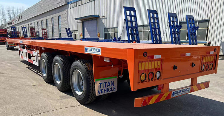 12M Tri Axle Trailer Flatbed for Sale in Zambia