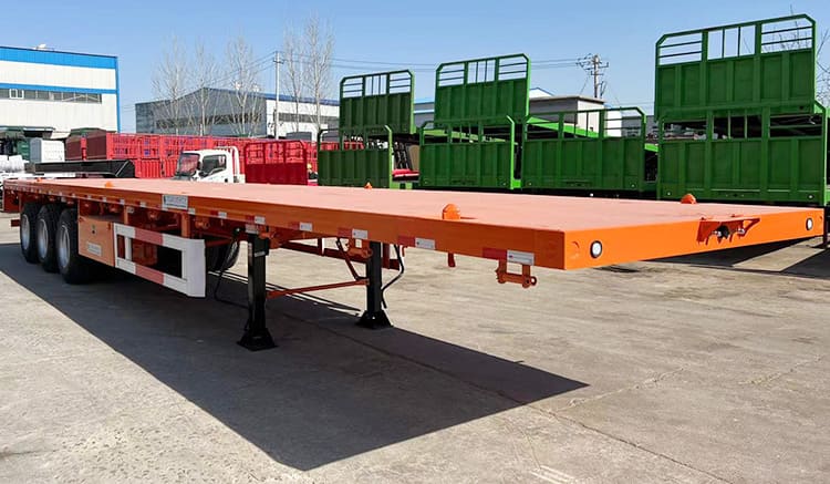 12M Tri Axle Trailer Flatbed for Sale in Zambia
