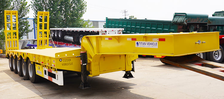 5 Axle 40Ft Lowbed Trailer for Sale in Zambia Lusaka