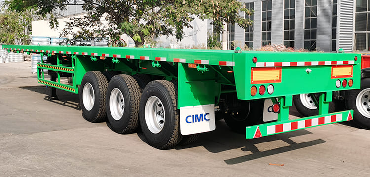 CIMC Trailers for Sale | 40Ft 3 Axle Flatbed Trailers for Sale in Zambia