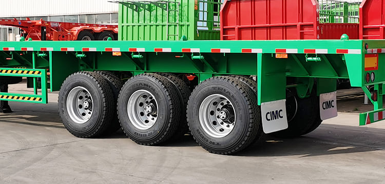 CIMC Trailers for Sale | 40Ft 3 Axle Flatbed Trailers for Sale in Zambia