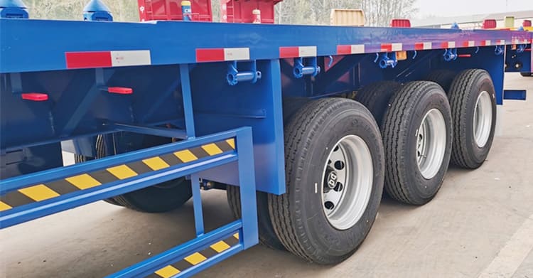 CIMC Vehicles Group | 3 Axle 40Ft Flatbed Truck Trailer for Sale in Zambia