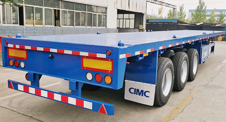 CIMC Vehicles Group | 3 Axle 40Ft Flatbed Truck Trailer for Sale in Zambia