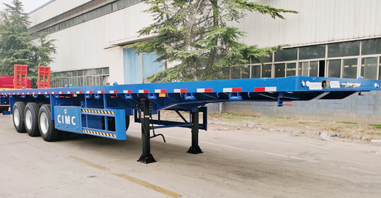 CIMC Vehicles Group | 3 Axle 40Ft Flatbed Truck Trailer for Sale in Zambia