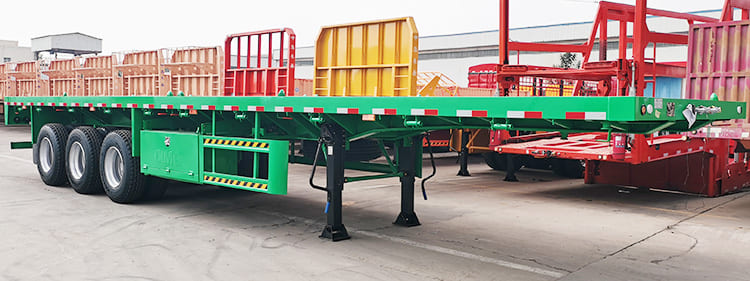 CIMC Trailers for Sale | 40Ft 3 Axle Flatbed Trailers for Sale in Zambia