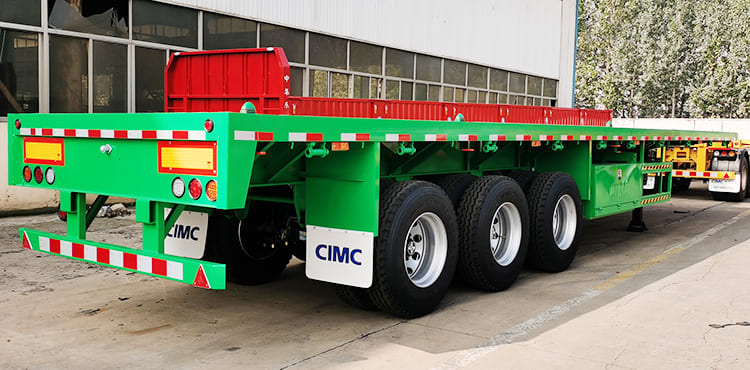CIMC Trailers for Sale | 40Ft 3 Axle Flatbed Trailers for Sale in Zambia