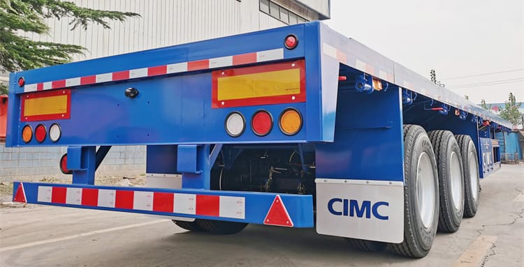 CIMC Vehicles Group | 3 Axle 40Ft Flatbed Truck Trailer for Sale in Zambia
