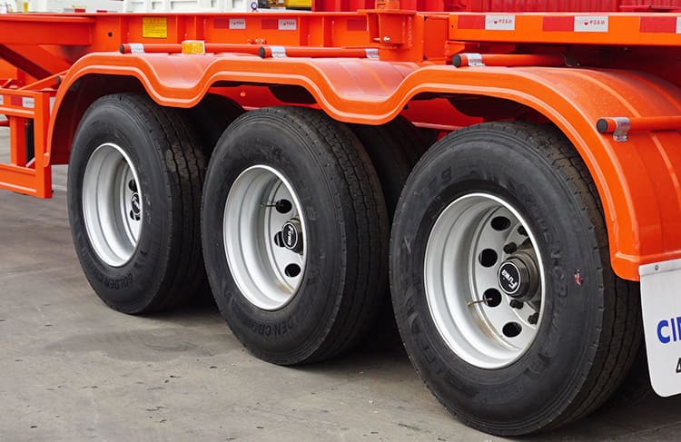 CIMC Group | CIMC 40 Tri Axle Container Chassis Trailer for Sale in Zambia