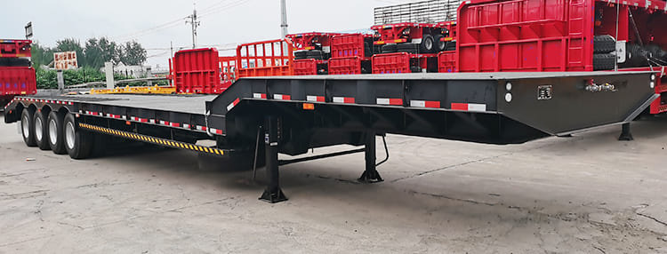 CIMC Vehicles Group Co Ltd | 4 Axle 100 Ton Lowbed Truck Trailer Price in Zambia