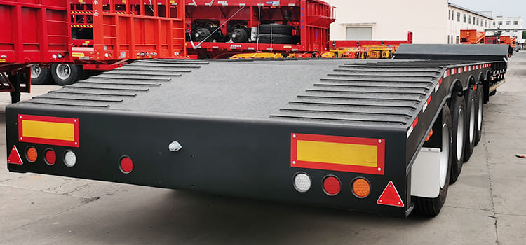 CIMC Vehicles Group Co Ltd | 4 Axle 100 Ton Lowbed Truck Trailer Price in Zambia