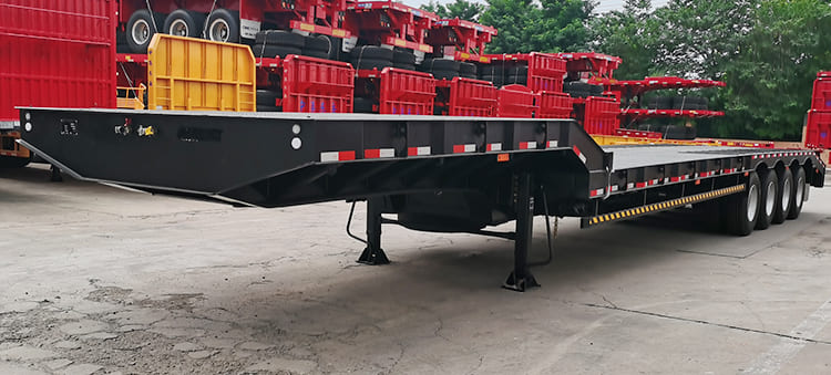 CIMC Vehicles Group Co Ltd | 4 Axle 100 Ton Lowbed Truck Trailer Price in Zambia