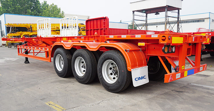 CIMC Group | CIMC 40 Tri Axle Container Chassis Trailer for Sale in Zambia