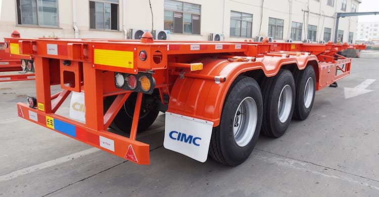 CIMC Group | CIMC 40 Tri Axle Container Chassis Trailer for Sale in Zambia